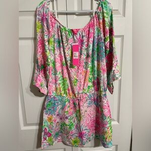 NWT Lilly Pulitzer Lana Skort Romper Size Large